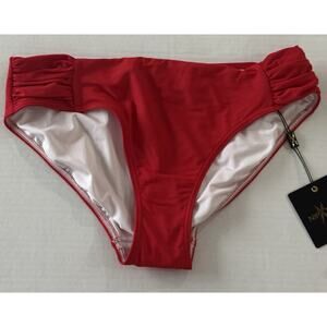 Nip Tuck Must Haves Louise Bikini Bottom Tummy Control Lift Sz 8 New W/Tags Red